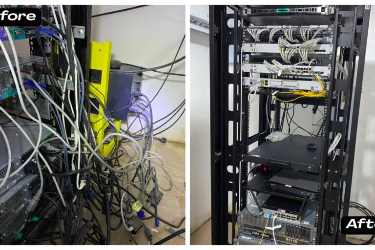Seatec work on server Server room redesign